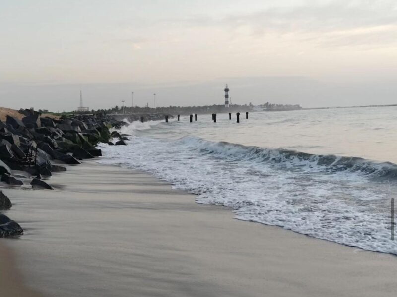 Pondicherry beach hopping.