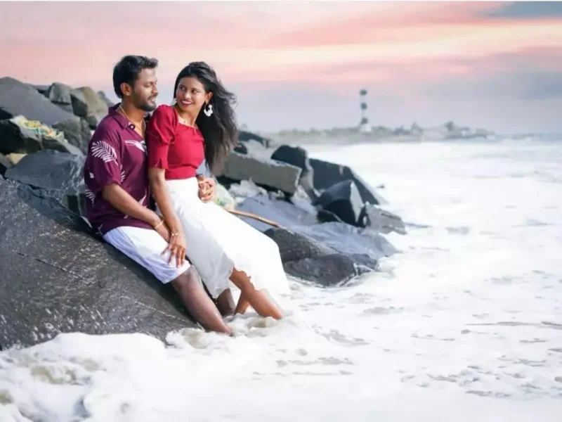 Pre-wedding Photoshoot in Pondicherry.