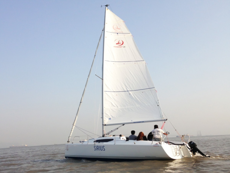 Private couple yacht In Mumbai.