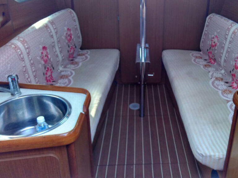 Interior section of Jeanneau 29 Yacht in Mumbai.