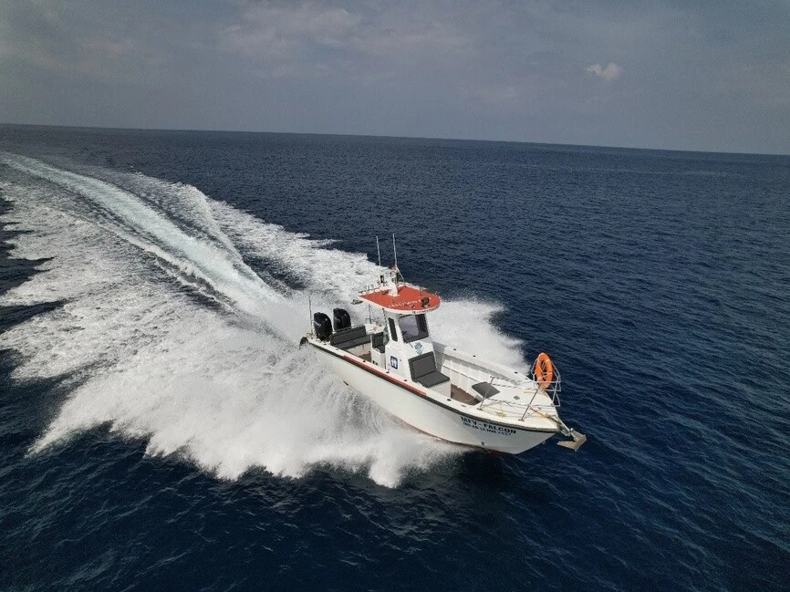 Speed boat in Port Blair